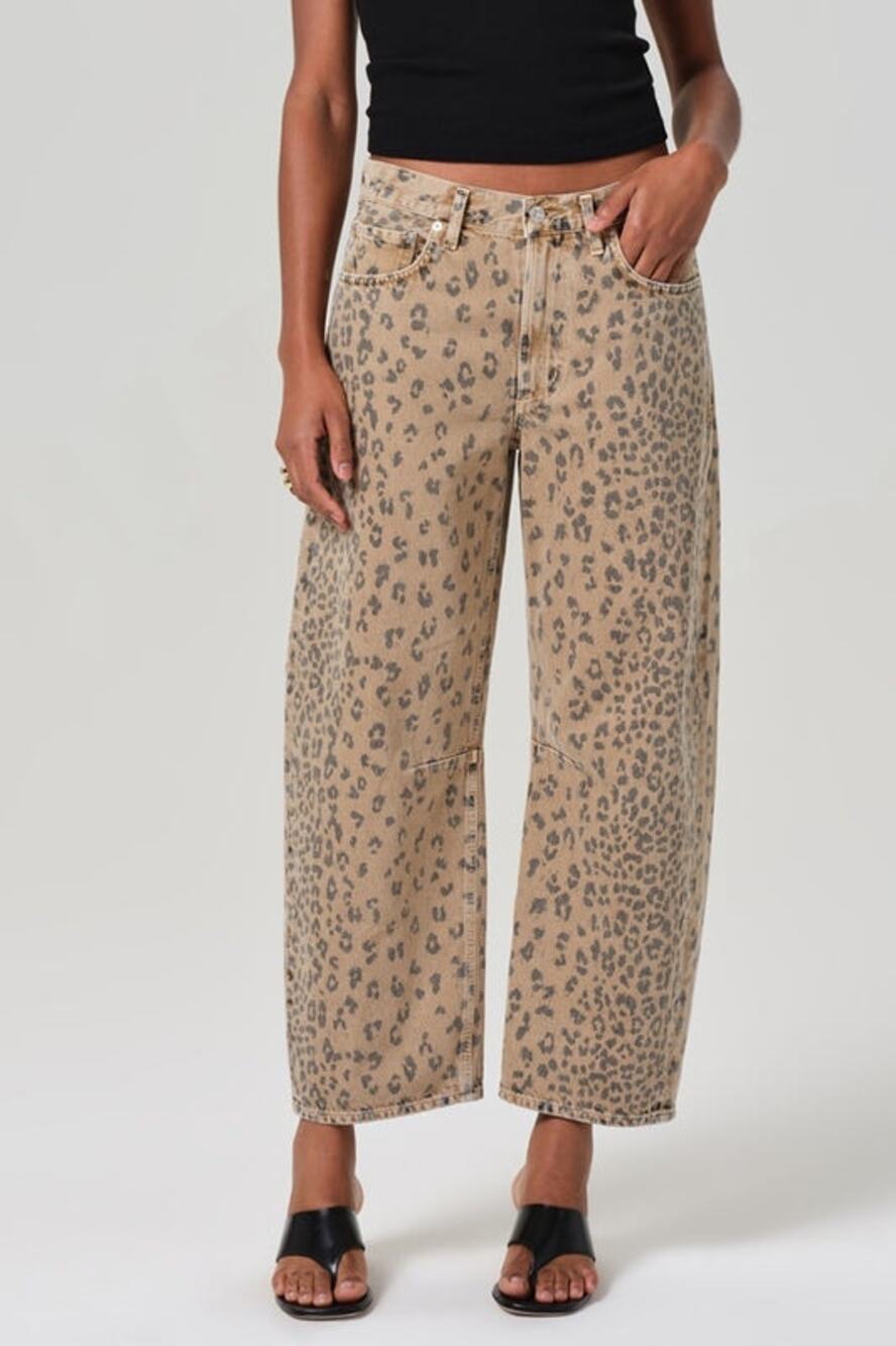 Citizens of Humanity Miro Natural Cheetah Barrel Leg Casual Cotton Jeans NWOT 29 - Picture 1 of 11